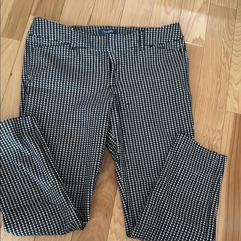 Houndstooth Pants Black and White